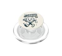 Never Too Old To Go Clubbing | Divertida Mascota de Pelota de Golf Retro PopSockets PopGrip para MagSafe