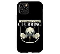 Never Too Old To Go Clubbing Jugador de golf Golfista Hombres divertidos Carcasa para iPhone 11 Pro