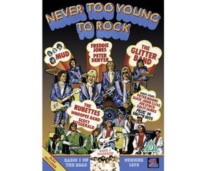 Never too Young to Rock - Starring Mud, The Glitter Band and The Rubettes (Official Release) [DVD] [Reino Unido]
