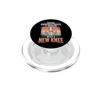 Never Underestimate A Woman with A New Knee PopSockets PopGrip para MagSafe