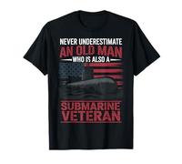 Never Underestimate An Old Man Who Is A Submarine Veteran Camiseta
