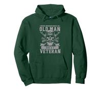 Never Underestimate an Old Man Who Is A Veteran Soldados Sudadera con Capucha
