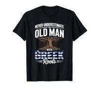 Never Underestimate An Old Man with Greek Roots Camiseta