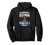 Never Underestimate An Old Man with Israeli Roots Sudadera con Capucha