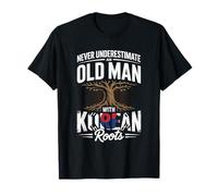 Never Underestimate An Old Man with Korean Roots Camiseta