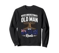 Never Underestimate An Old Man with New Zealand Roots Sudadera