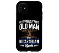 Never Underestimate An Old Man with Nicaraguan Roots Pride Carcasa para iPhone 11