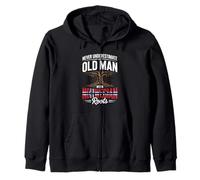 Never Underestimate An Old Man with Norwegian Roots Pride Sudadera con Capucha