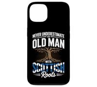 Never Underestimate An Old Man with Scottish Roots Pride Carcasa para iPhone 13
