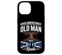 Never Underestimate An Old Man with Scottish Roots Pride Carcasa para iPhone 14