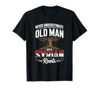 Never Underestimate An Old Man with Syrian Roots Camiseta