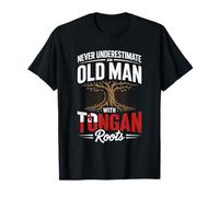 Never Underestimate An Old Man with Tongan Roots Camiseta