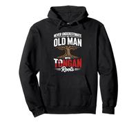 Never Underestimate An Old Man with Tongan Roots Sudadera con Capucha