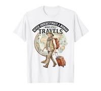 Never Underestimate Woman Who Still Travels in Her 80s Camiseta