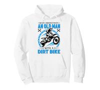 Never Understimate An Old Man with A Dirt Bike Sudadera con Capucha