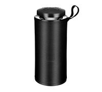 Nevera Altavoces Luces inalámbricas Colorido Audio Bluetooth Altavoces para Exteriores Altavoz Subwoofer portátil Altavoz de Regalo Dual Cables Altavoces Profesional (Black, One Size)