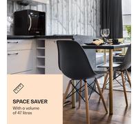 Nevera Beersafe L Onyx, 47 litros, 2 estantes, puerta de cristal panorámica