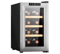 Nevera de vino Cecotec 02708 8 botellas acero inoxidable funcionamiento silencioso