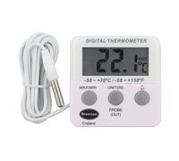 Nevera digital o un termómetro de congelador con alarma