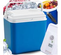 Nevera eléctrica de 30 l - 12 V para coche, camping y viajes, nevera portátil con tapa, caja aislante eléctrica para bebidas y alimentos Kamai Coolbox