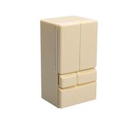 Nevera en miniatura - Advanced Premium - Nevera para casa de muñecas a escala 1:12, sistema de decoración del hogar, accesorios para casa de muñecas, colección de muebles, pantalla | Enrolla una