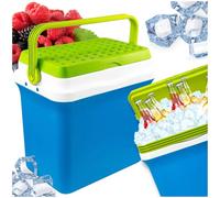 Nevera pasiva de 22,5 l - Caja térmica aislada sin electricidad, congelador y nevera para coche, nevera compacta para camping, picnic y playa - Portátil, ligera y a prueba de fugas. Kamai Coolbox