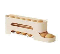 Nevera Portador De Huevo - Nevera Para Soporte De Huevo, Nevera De Recipiente De Huevos Rodantes | Diseño Flexible Conveniente Dispensador De Huevos Y Organizador De Huevos Removibles, Estante De Alma