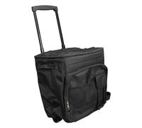 Nevera Portátil con Ruedas, Bolsa Refrigeradora con Ruedas de 43 litros con Barra con Ruedas, Bolsa de Almacenamiento de Alimentos con Aislamiento a Prueba de Fugas de Tela