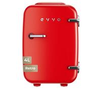 Nevera Portátil Evvo F4 Mini Retro Roja 4L Frío y Calor