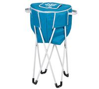 Nevera Portátil Plegable Aktive con Soporte Elevable, 44x35x84 Cm, Azul