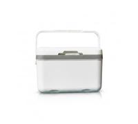 Nevera portátil rígida Moldeada por rotación, pequeña, Tipo 5l, Blanca, sin Hielo, con retención de Temperatura Duradera, Ideal para Camping, picnics y Almacenamiento Comercial de Alimentos.