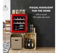 Vinetage 12 nevera para bebidas 46 Litros 4-22°C Diseño Retro Klarstein