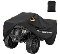 Neverland ATV Cover - Waterproof Heavy Duty 4 Wheeler Quad Cover - All Season Weather Proof Outdoor UV Protection for Polaris Yamaha Suzuki Honda (Black Xxxlarge)
