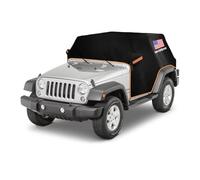 NEVERLAND - Cubierta de Cabina para Jeep Wrangler, JK JL, 2 Puertas, 2007-2024, Impermeable, Oxford, con Tira Reflectante, Cubierta de Cabina a Prueba de Sol y Nieve, Color Negro