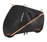 NEVERLAND Funda Moto Funda Moto Impermeable L - Funda deMoto Exterior Impermeable 190T Polvo Sol Lluvia Viento Nieve con Tiras Reflectantes 220x95x110