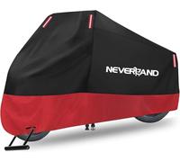 NEVERLAND Funda para Moto Curbe Moto 210D Oxford Funda de Moto Impermeable Cubierta Protectora con Banda Reflectante a Prueba de Sol Lluvia Polvo Viento Nieve 220 * 95 * 110 CM