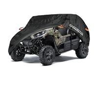NEVERLAND UTV Cover Heavy Duty Ranger Cover Waterproof 4-6 Seater Side by Side Covers 4 Door All Weather Storage Reflective Strip Compatible with Polaris RZR XP Can Am Defender Maverick Yamaha SxS