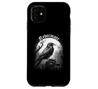 Nevermore Quoth El Poema del Cuervo Edgar Allan PoE Meme Carcasa para iPhone 11