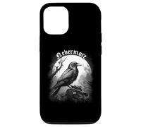 Nevermore Quoth El Poema del Cuervo Edgar Allan PoE Meme Carcasa para iPhone 12/12 Pro