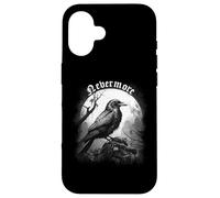 Nevermore Quoth El Poema del Cuervo Edgar Allan PoE Meme Carcasa para iPhone 16