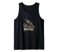 Nevermore Raven Edgar Allan PoE Gothic Dark Academia Camiseta sin Mangas