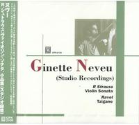 Neveu G. / Strauss : Sonate pour violon. Ravel : Tzigane.