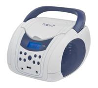 Nevir Nvr-483Ub-Ba2 Blanco-Azul - Radio Portátil Digital