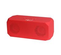 Nevir NVR-821B Altavoz portátil estéreo 6W Rojo - Altavoces portátiles (6 W, 100-18000 Hz, 65 dB, Inalámbrico y alámbrico, Bluetooth/3.5 mm, 10 m)