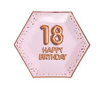 Neviti- Glitz & Glamour-Plate-Large-Pink & Rose Gold-Age 18 Papel (773185) , color/modelo surtido