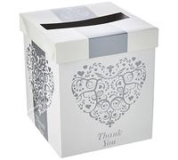 Neviti Vintage Romance - Buzón (Papel, 21 x 21 x 25 cm), Color Plateado