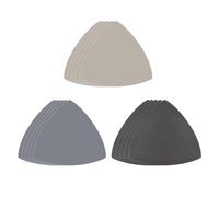 Nevoluxer 15 Piezas Lija Triangular | Grano 800/1500/3000 | 3,5 Pulgadas | Carburo de Silicio | Para Madera, Metal & Plástico | Accesorio de Lijado Versátil