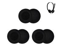 Nevoluxer 3 Pares - Almohadillas de Repuesto para Auriculares para Sennheiser, compatibles con PC 2/PC 3/PC 5/PC 7 USB/PC 8 USB, Almohadillas Auriculares de Espuma Suave