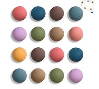 Nevoluxer 4 Piezas, Juego de Imanes Nevera Fuerte - Imanes Pizarra Magnética con Superficie Brillante y Mate, Imanes Colores para Pizarra Blanca, Cocina, Oficina