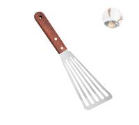Nevoluxer Espátula de Cocina Acero Inoxidable - Espátula Ranurada para Pescado, Huevos y Más - 29 cm Total - Perfecta para Voltear y Freír - Herramienta Esencial de Cocina